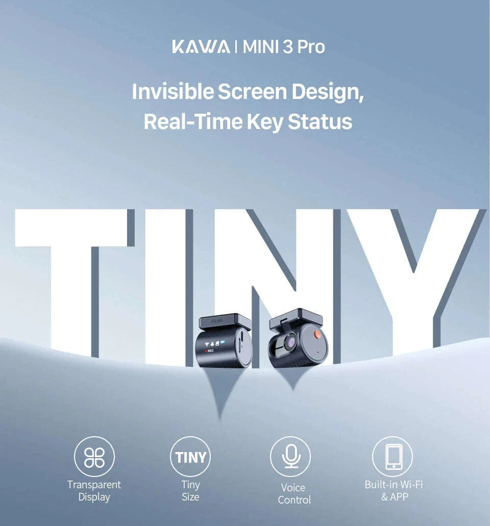 2K Mini Dash Cam with WiFi, Voice Control and Parking Monitor - Image 9
