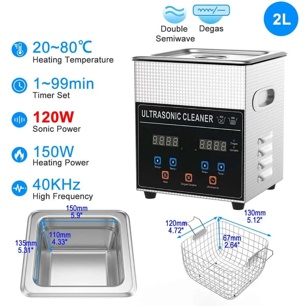 Ultrasonic Cleaner 1.3L–30L 40kHz Deep Cleaning Machine - Image 22