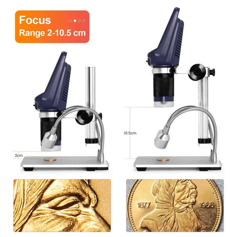 2MP 1080P Digital Microscope with 4.3" Screen, 220X Zoom - Image 21