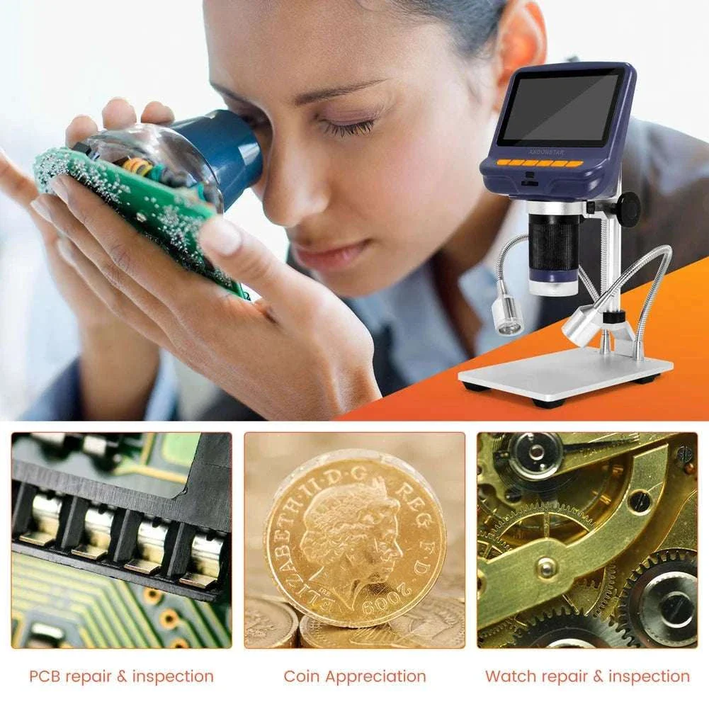 2MP 1080P Digital Microscope with 4.3" Screen, 220X Zoom - Image 22