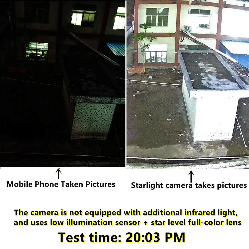 2MP IMX307 Starlight Full Color Night Vision Wireless IP Camera - Image 9