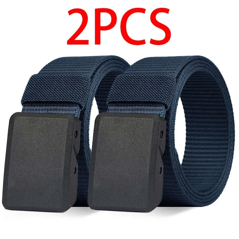 2-Pack Tactical Nylon Belt Set with Automatic Buckle - Image 12