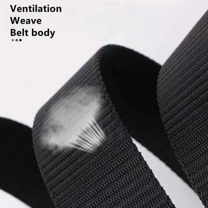 2-Pack Tactical Nylon Belt Set with Automatic Buckle - Image 2