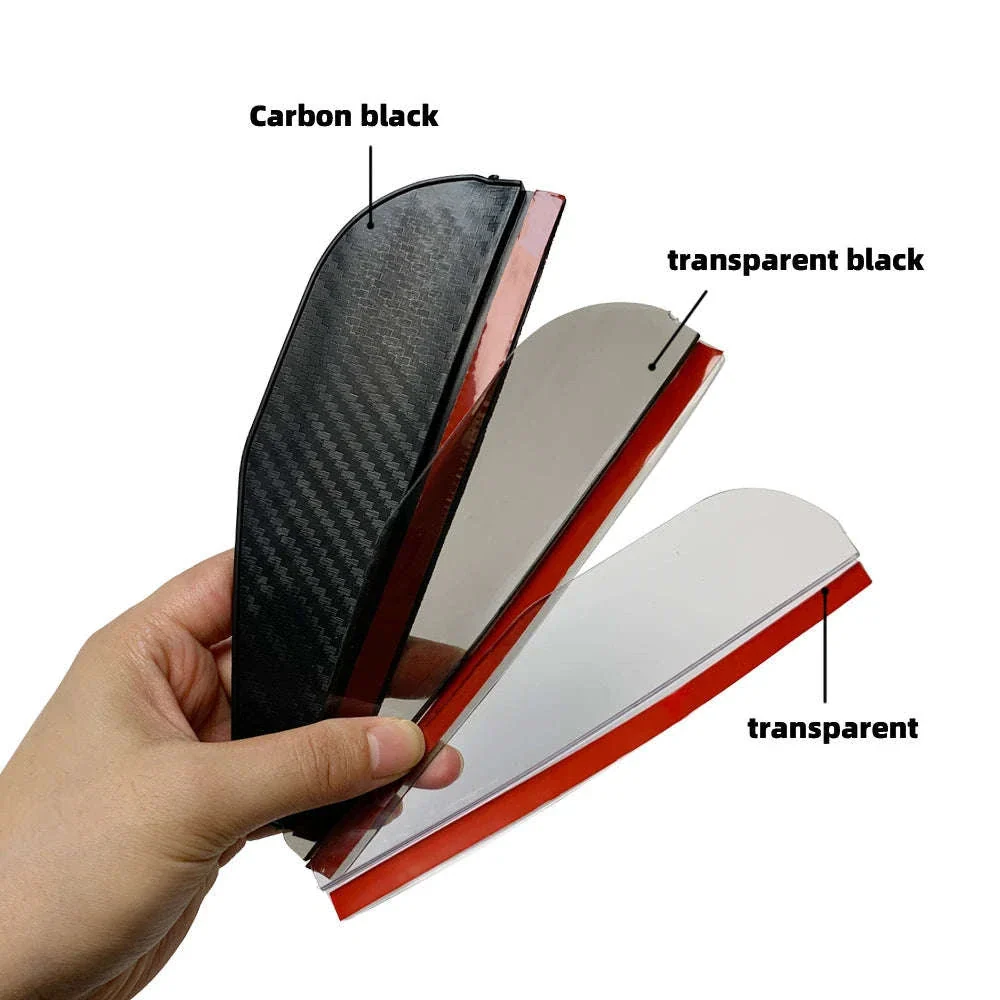 2PCS Car Rearview Mirror Rain Visor Protector - Image 2