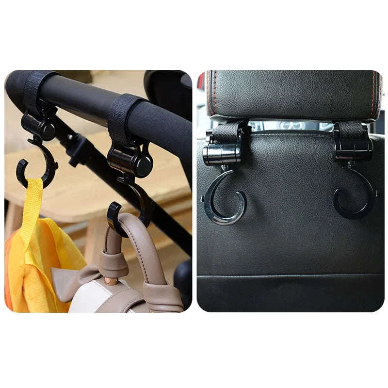 Baby Stroller Hook for Hands-Free Carrying and Easy Organization - Image 4