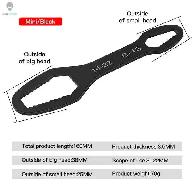 Adjustable Torx Wrench 3–17mm and 8–22mm Dual-Range Tool - Image 3