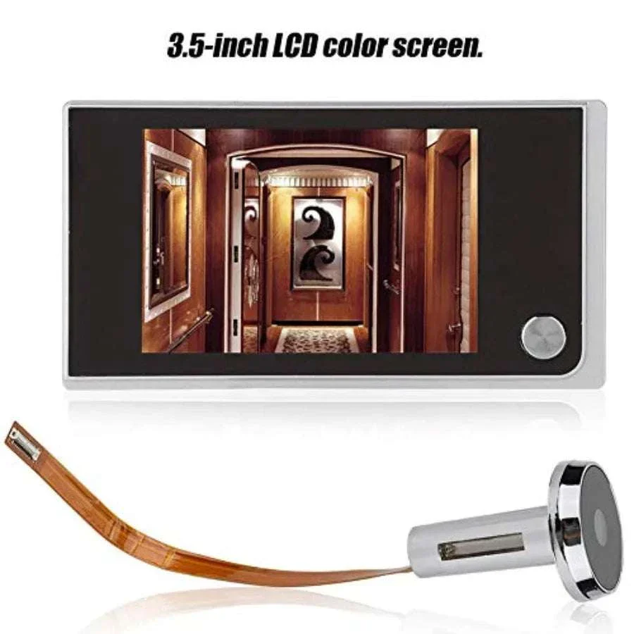 3.5" Digital Door Viewer with LCD Screen Wide Angle Peephole - Image 6