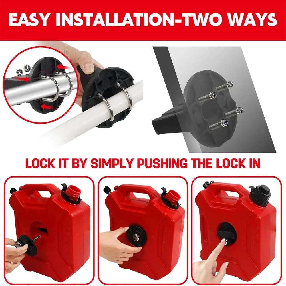 Motorcycle Fuel Tank Jerry Can with Locking Cap and Venting - Image 11