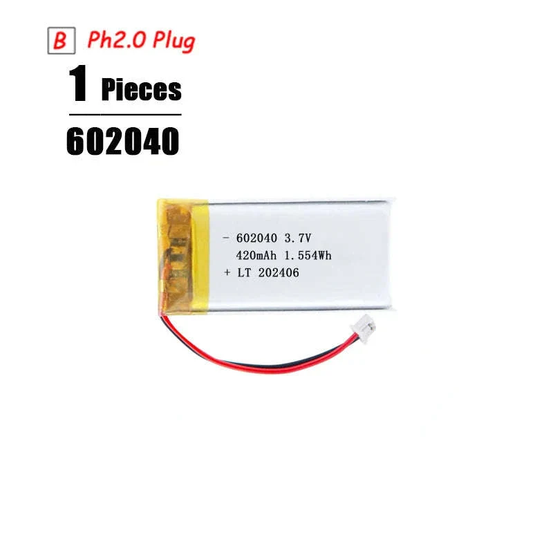 3.7V LiPo Battery 3000mAh with PH2.0 Plug - Image 19