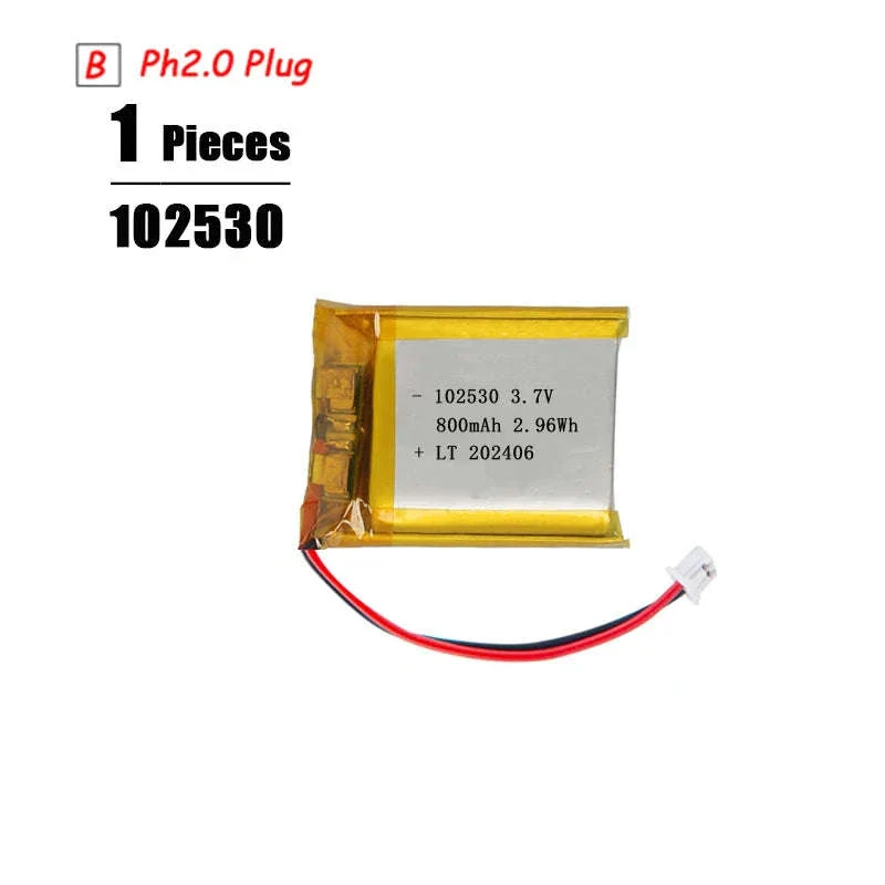 3.7V LiPo Battery 3000mAh with PH2.0 Plug - Image 31