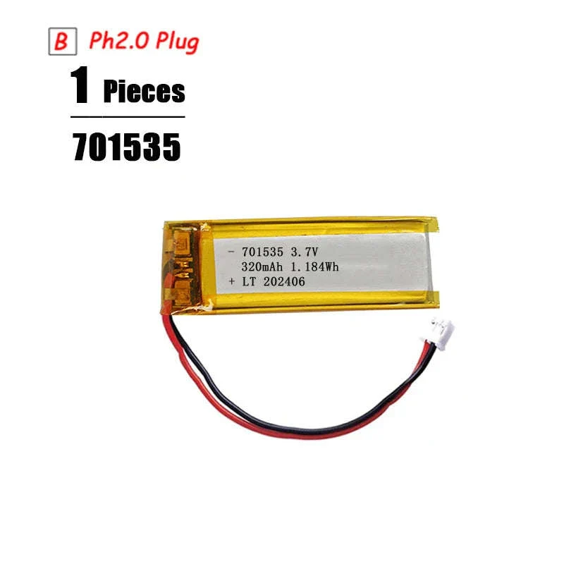 3.7V LiPo Battery 3000mAh with PH2.0 Plug - Image 33