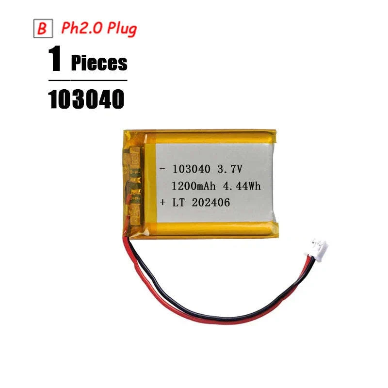 3.7V LiPo Battery 3000mAh with PH2.0 Plug - Image 35