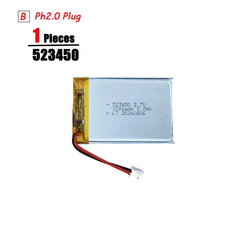 3.7V LiPo Battery 3000mAh with PH2.0 Plug - Image 36