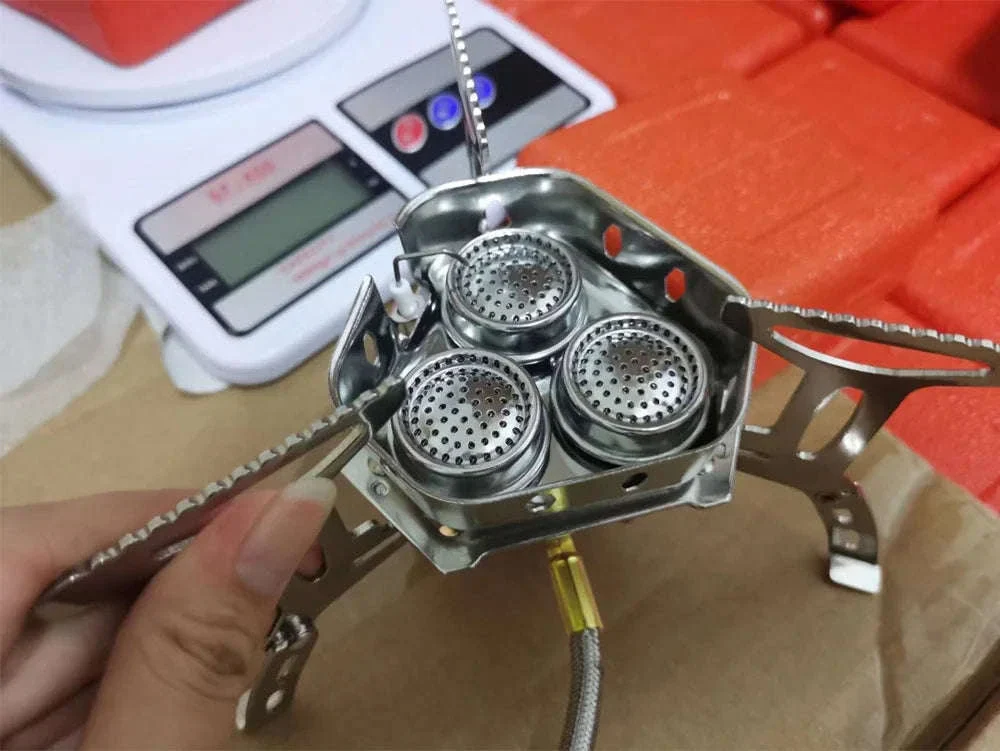 3-Head Gas Stove 5800W Folding Portable Camping Burner - Image 13