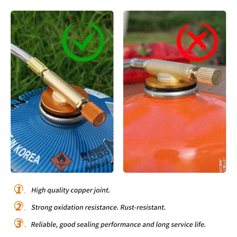 3-Head Gas Stove 5800W Folding Portable Camping Burner - Image 18