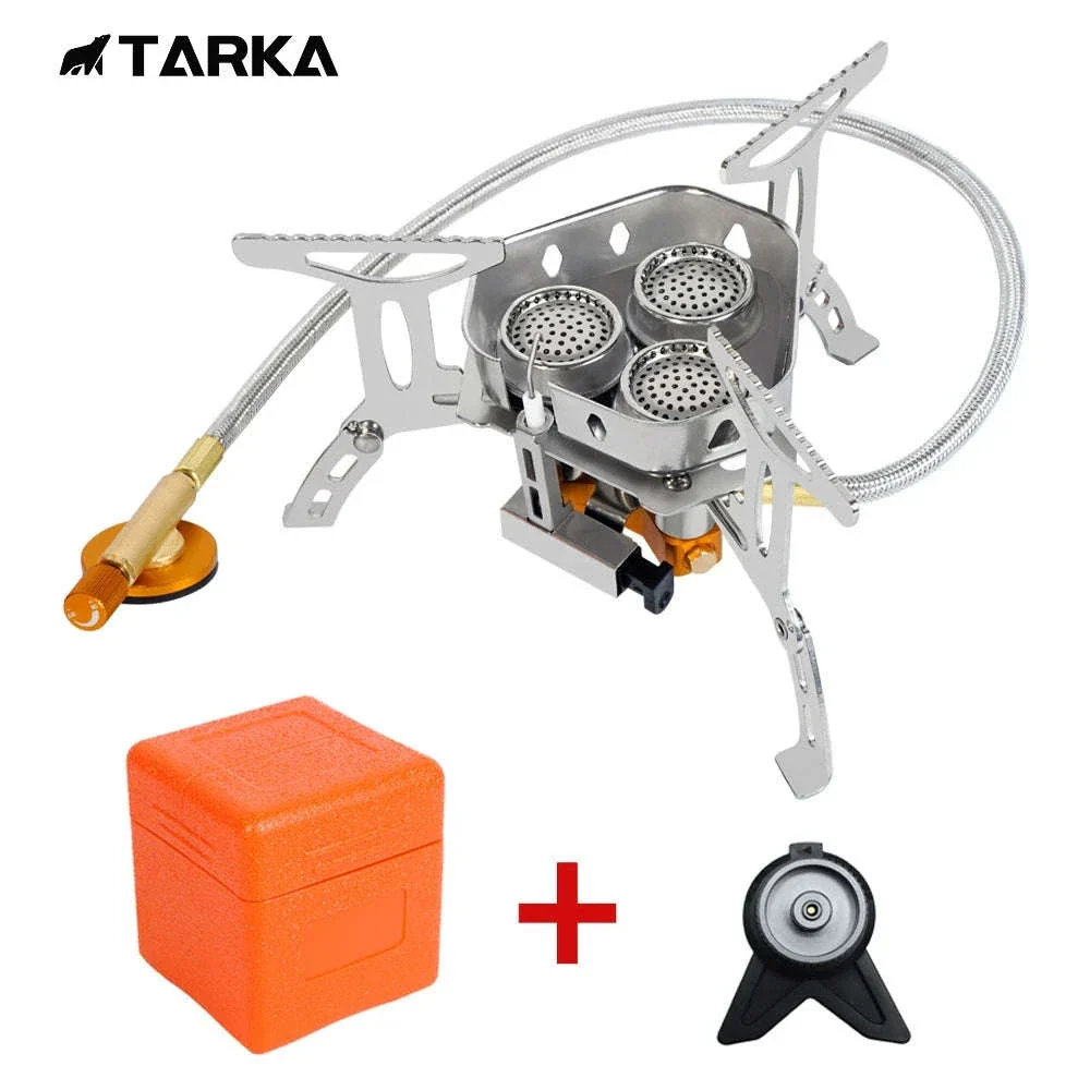 3-Head Gas Stove 5800W Folding Portable Camping Burner - Image 26