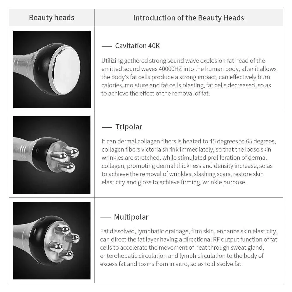3-in-1 Body Slimming Massager Cavitation Machine for Home Use - Image 10