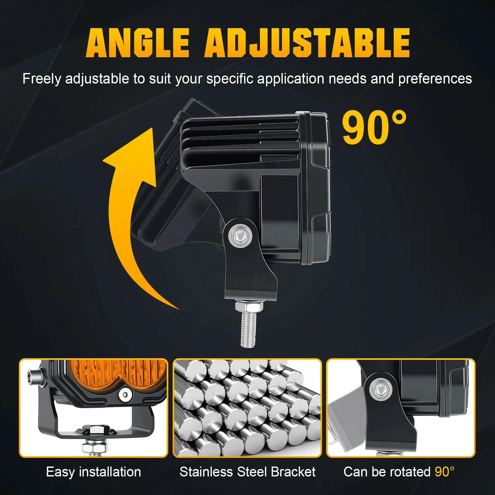 3 Inch 30W LED Pod Light Spot Flood Combo Beam Work Light - Image 5