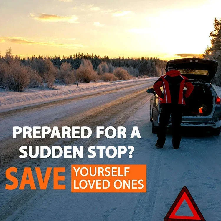 3 Pack LED Road Flares Rechargeable Emergency Warning Lights - Image 24