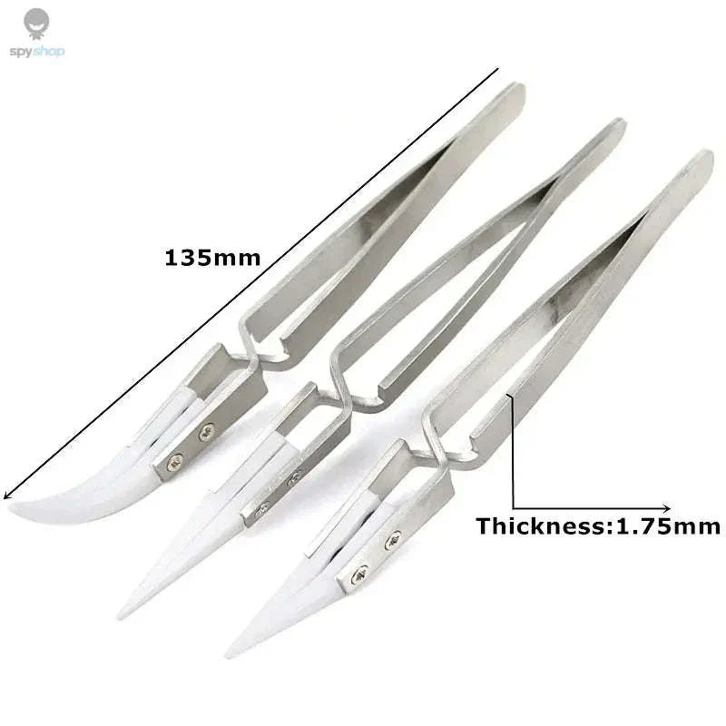 3-Piece Precision Ceramic Soldering Tweezers Set - Image 10