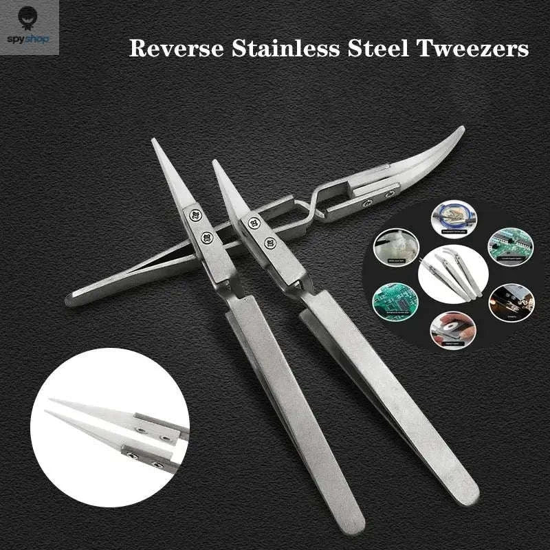 3-Piece Precision Ceramic Soldering Tweezers Set - Image 4