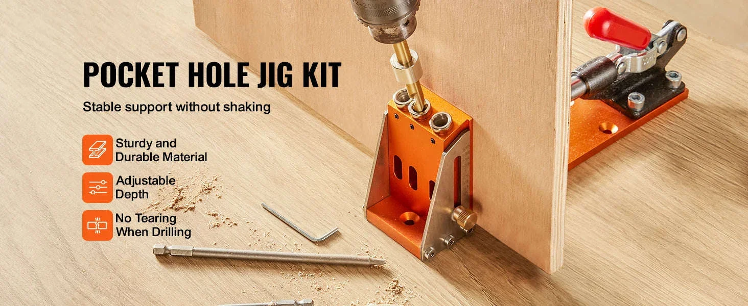 30-Piece Pocket Hole Jig Kit for Precise Woodworking - Image 8