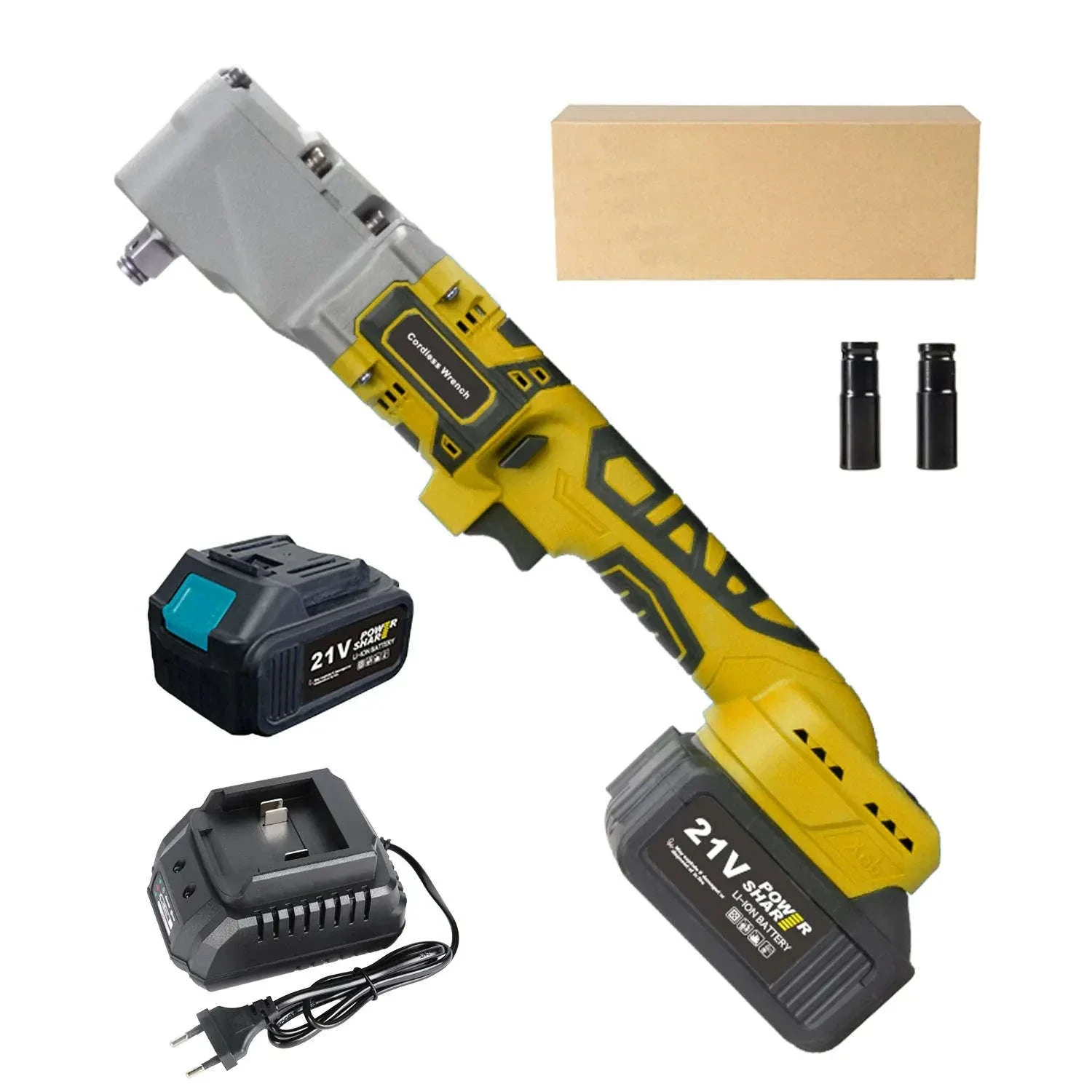300Nm Cordless Right Angle Ratchet Wrench 90° Brushless 21V - Image 17