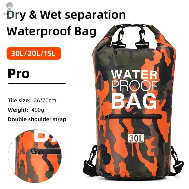 15L & 30L Waterproof Dry Bag Backpack for Outdoor Trips - Image 7