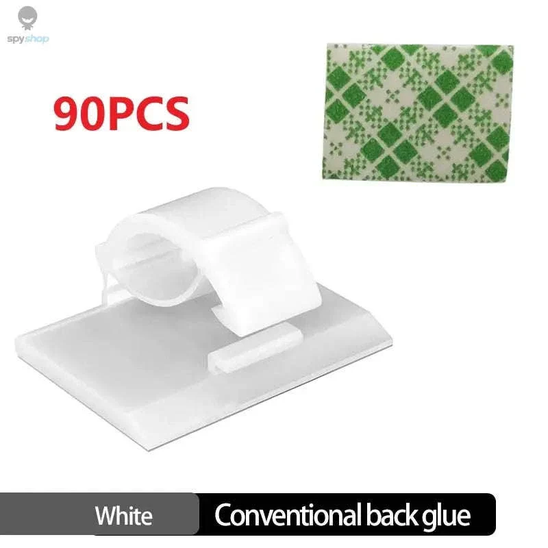 30-Piece Cable Organizer Clips for Neat Desk Cable Control - Image 19