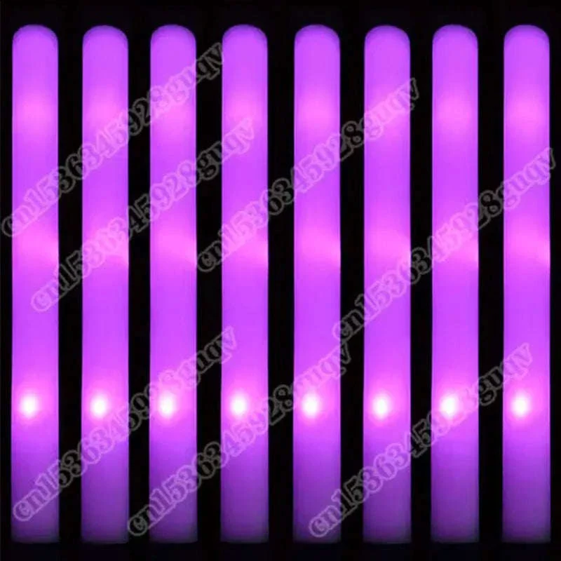 Foam Glow Sticks 30-Pack LED Flashing Batons - Image 13