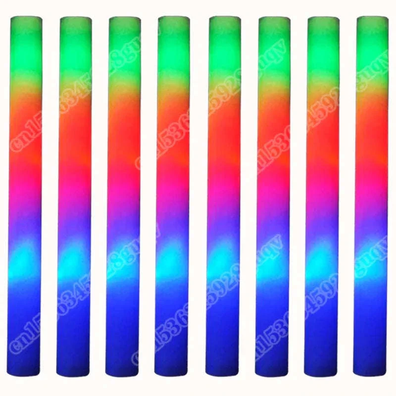Foam Glow Sticks 30-Pack LED Flashing Batons - Image 18