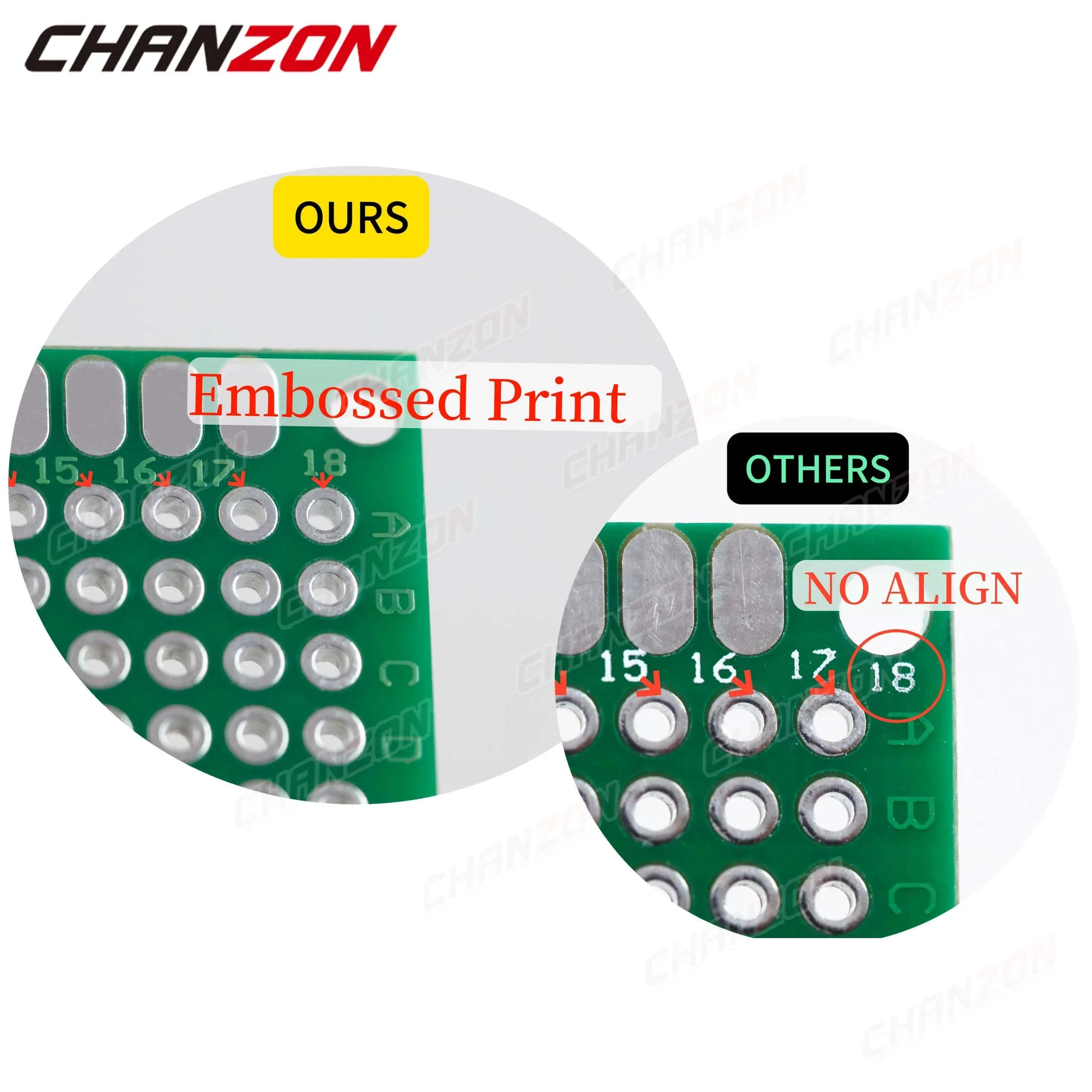 34PCS Double-Sided FR4 PCB Prototype Board Kit – Mixed Sizes