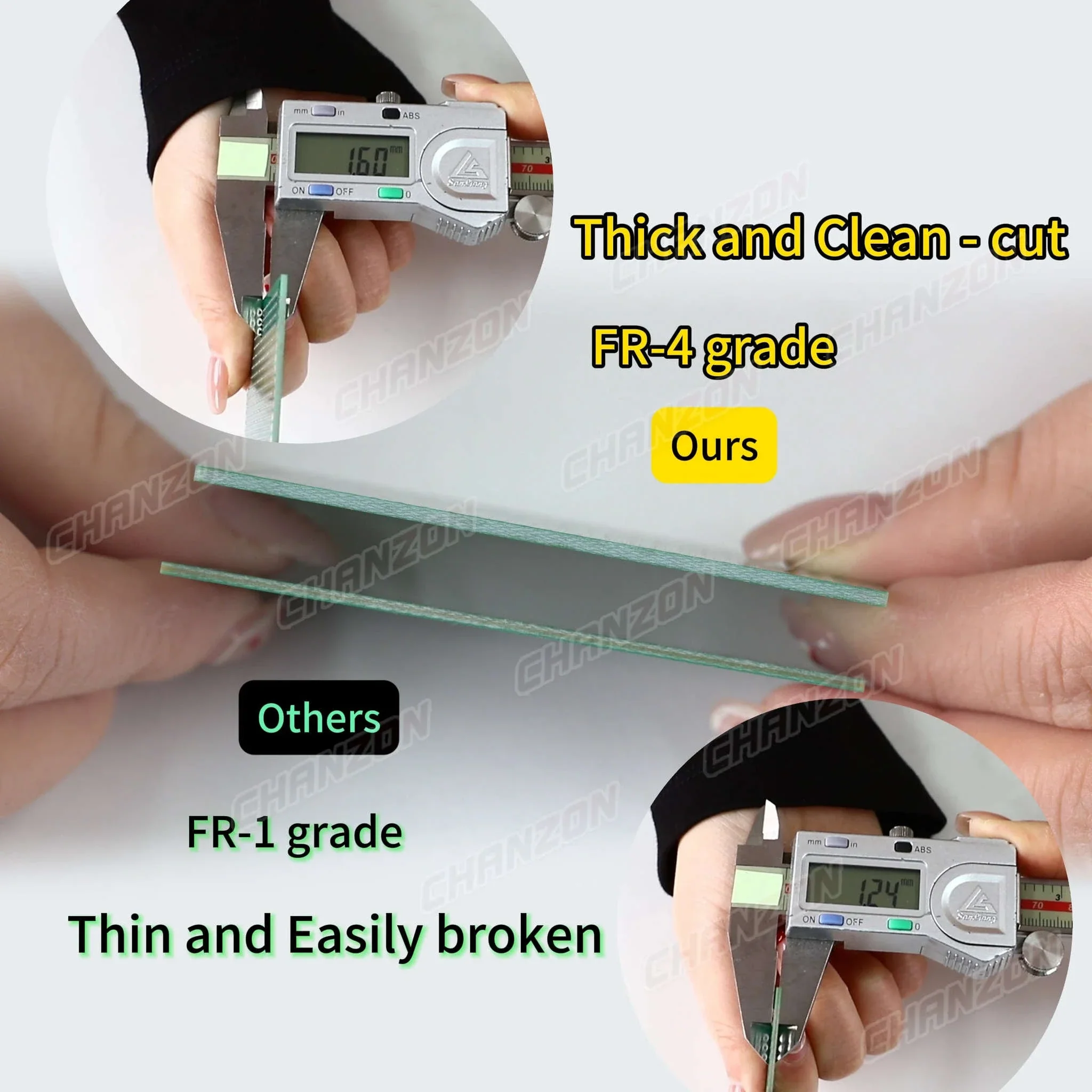 34PCS Double-Sided FR4 PCB Prototype Board Kit – Mixed Sizes - Image 2