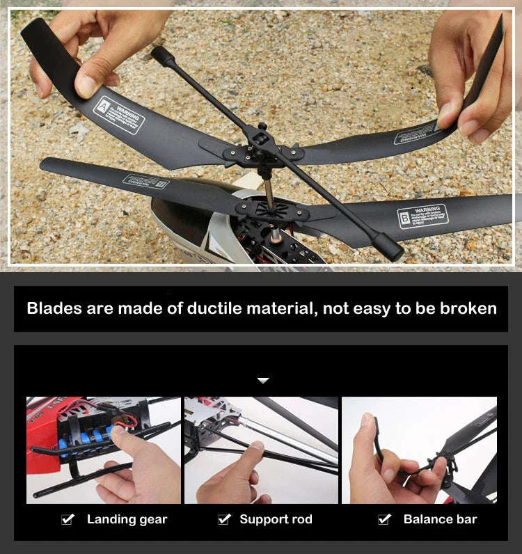 3.5CH 80cm RC Helicopter Drone for Stable Outdoor Flights - Image 21