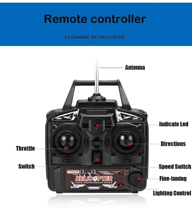 3.5CH 80cm RC Helicopter Drone for Stable Outdoor Flights - Image 22