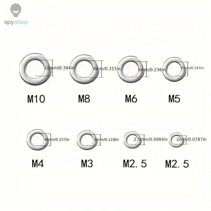 304 Stainless Steel Flat Washers Set for Reliable Fastening - Image 5