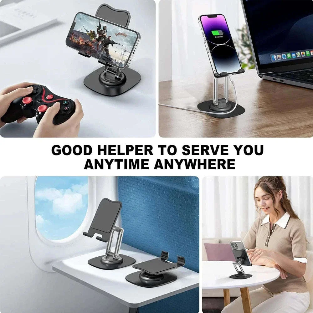 360° Adjustable Tablet & Phone Stand with Foldable Arm - Image 3