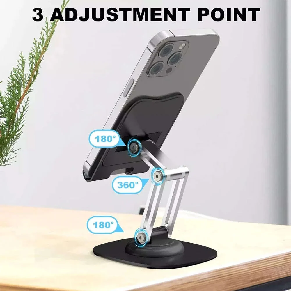 360° Adjustable Tablet & Phone Stand with Foldable Arm - Image 4