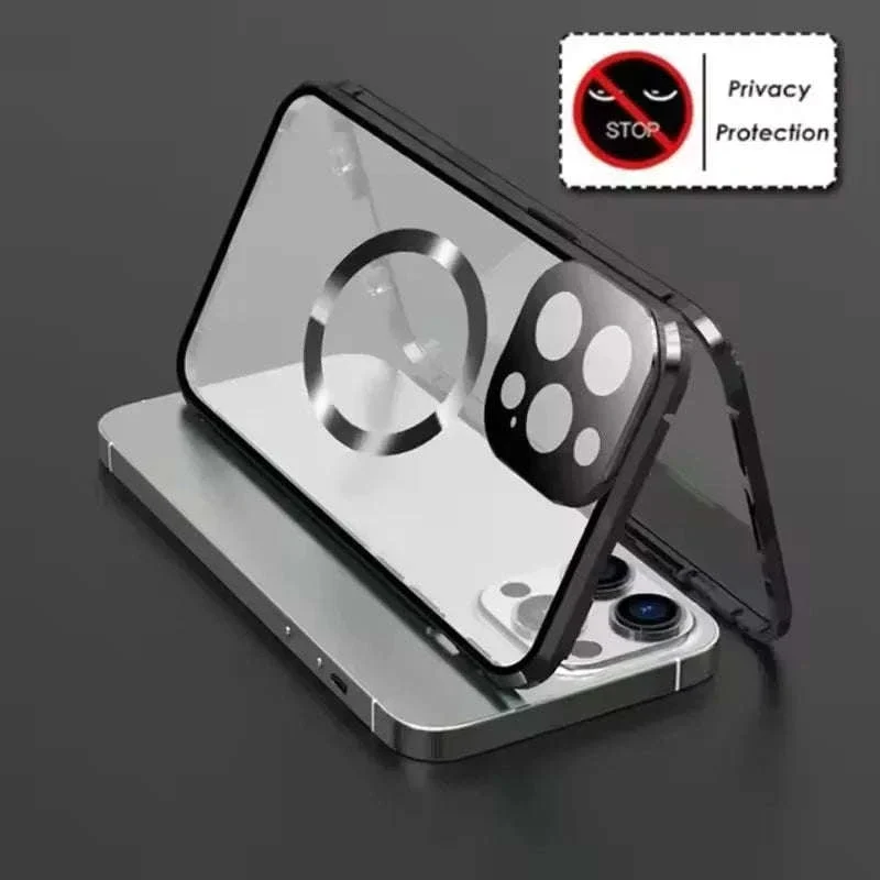 360° Privacy Magnetic Glass Case with Lens Protection for iPhone - Image 14