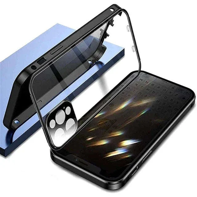 360° Privacy Magnetic Glass Case with Lens Protection for iPhone - Image 20