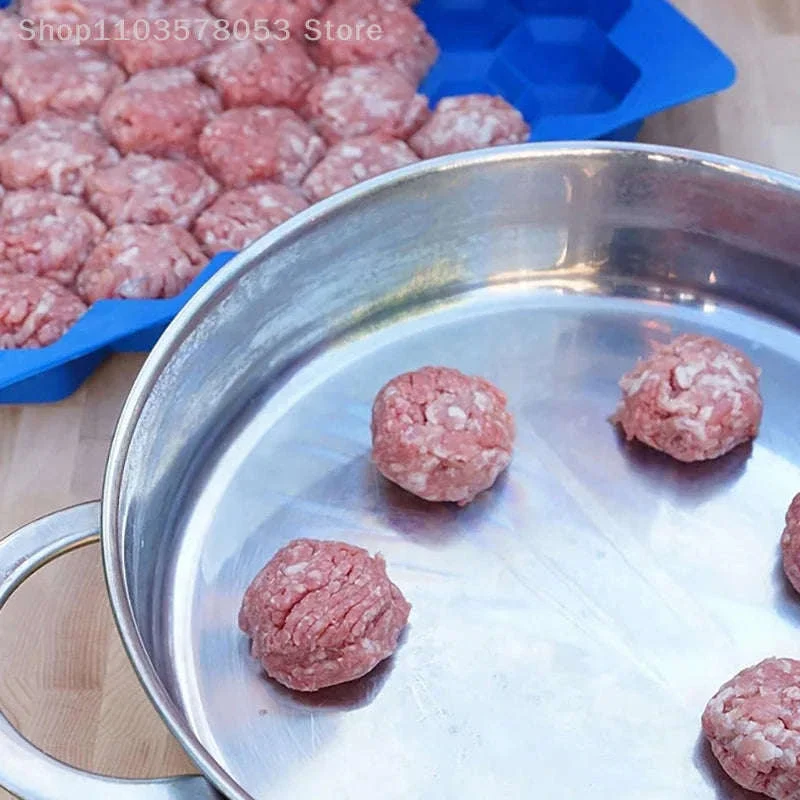 37-Grid Silicone Meatball Mold with Lid for Fast Meal Prep - Image 10