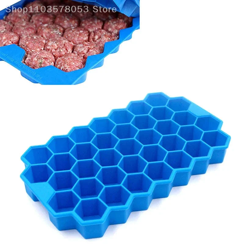 37-Grid Silicone Meatball Mold with Lid for Fast Meal Prep - Image 2