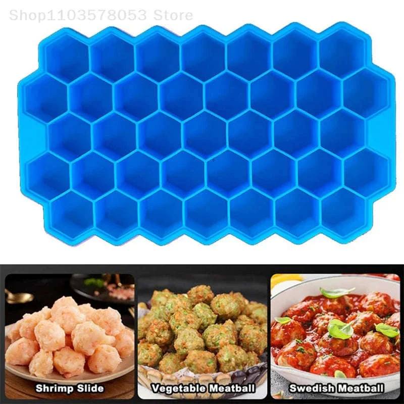 37-Grid Silicone Meatball Mold with Lid for Fast Meal Prep - Image 4
