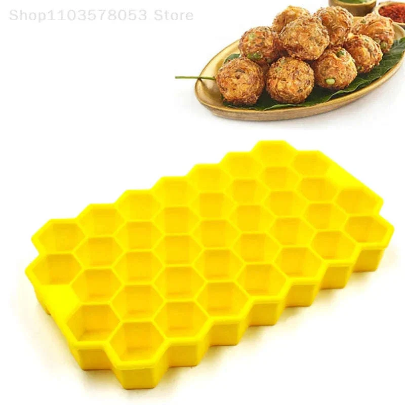 37-Grid Silicone Meatball Mold with Lid for Fast Meal Prep - Image 8