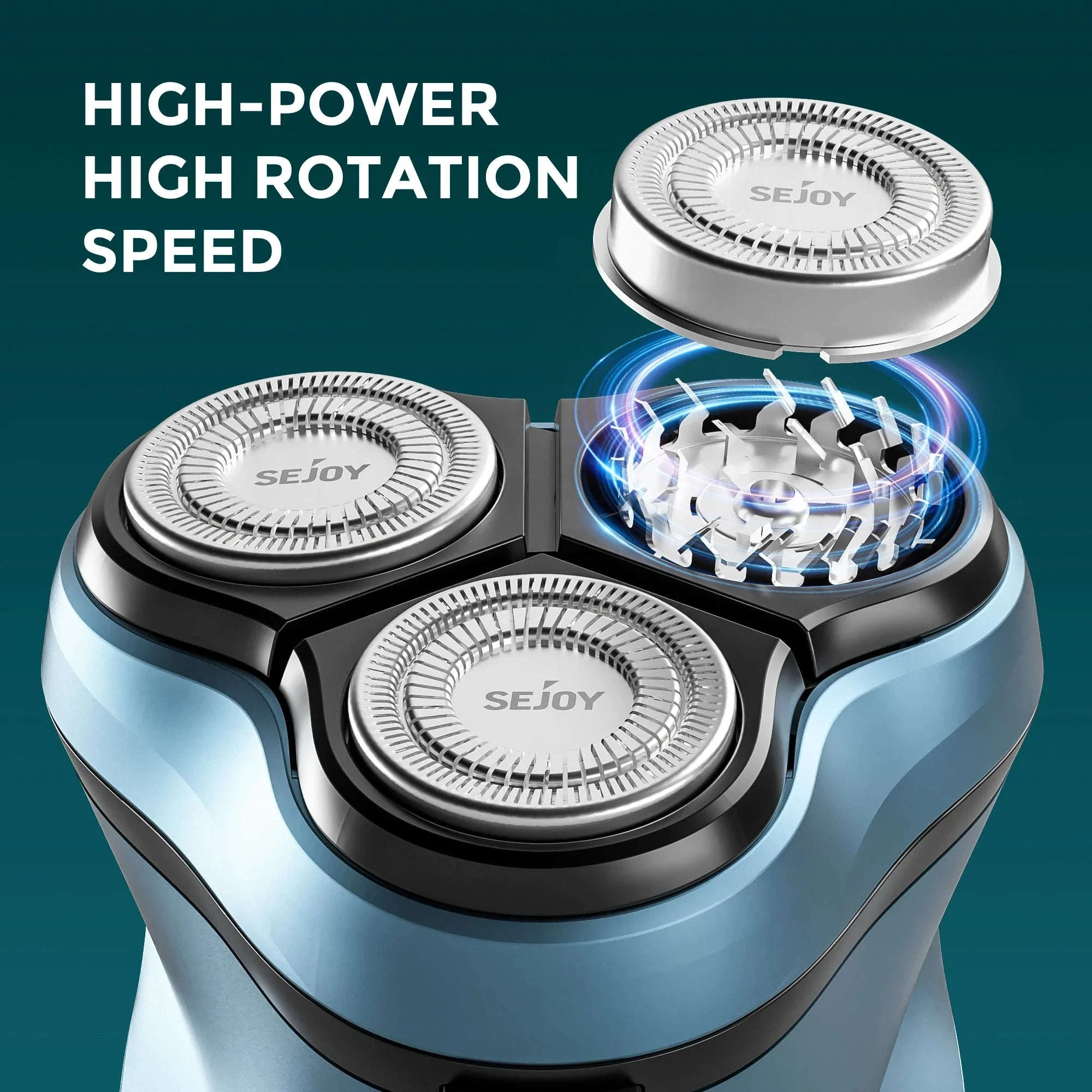 3D Floating Electric Shaver for Men with Trimmer, Rechargeable - Image 9