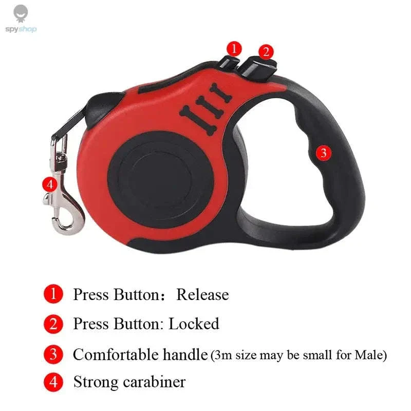 Automatic Retractable Pet Leash for Smoother, Controlled Walks - Image 6