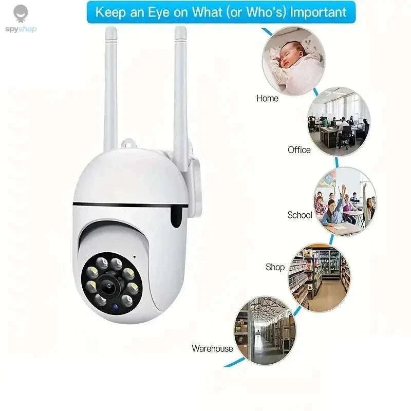 3MP WiFi PTZ Security Camera with Night Vision and Alerts - Image 5