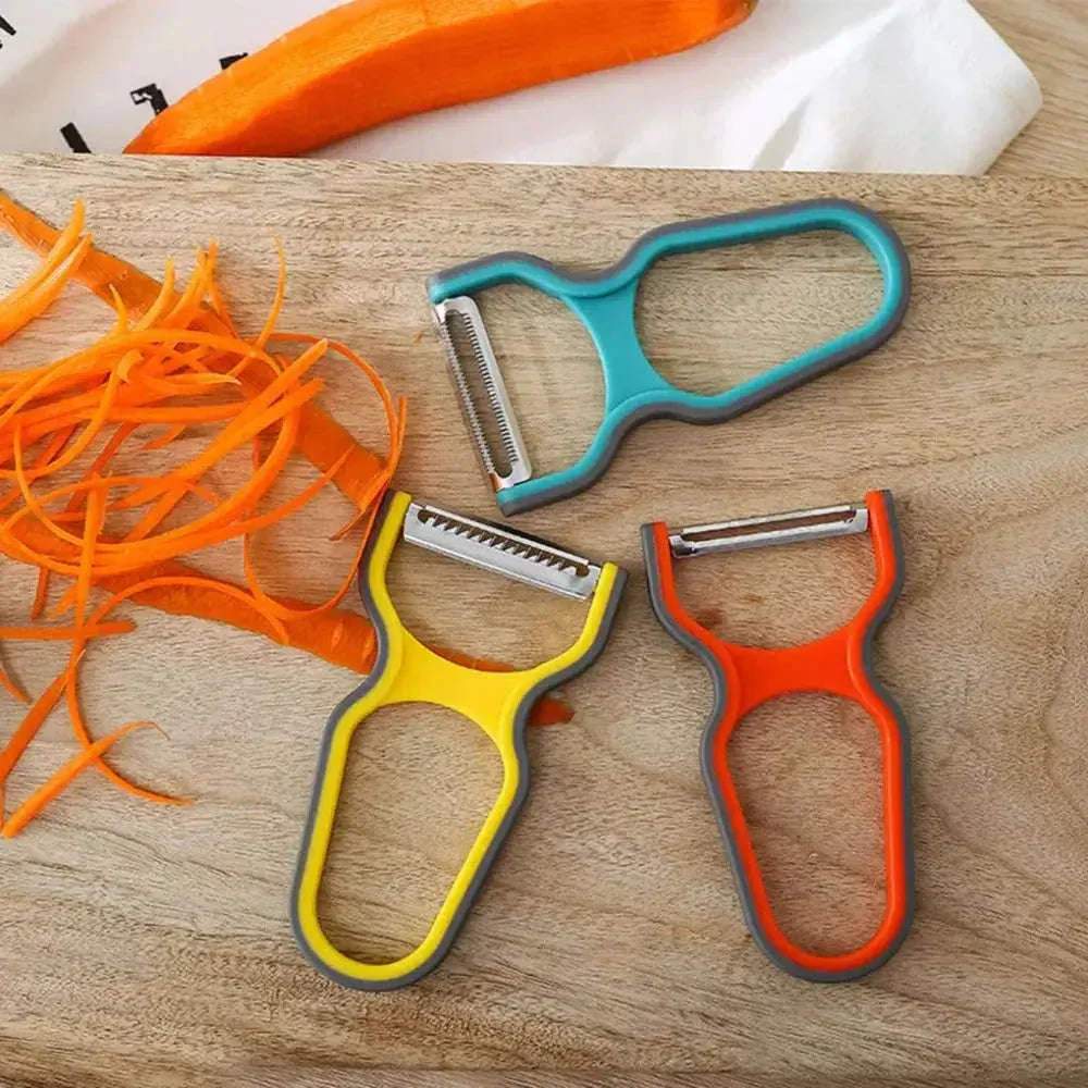 3-Piece Stainless Steel Vegetable Peeler Set for Fast Prep - Image 5