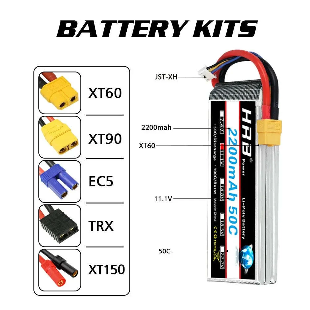3S 2200mAh LiPo Battery with XT60 Plug for RC Models - Image 4