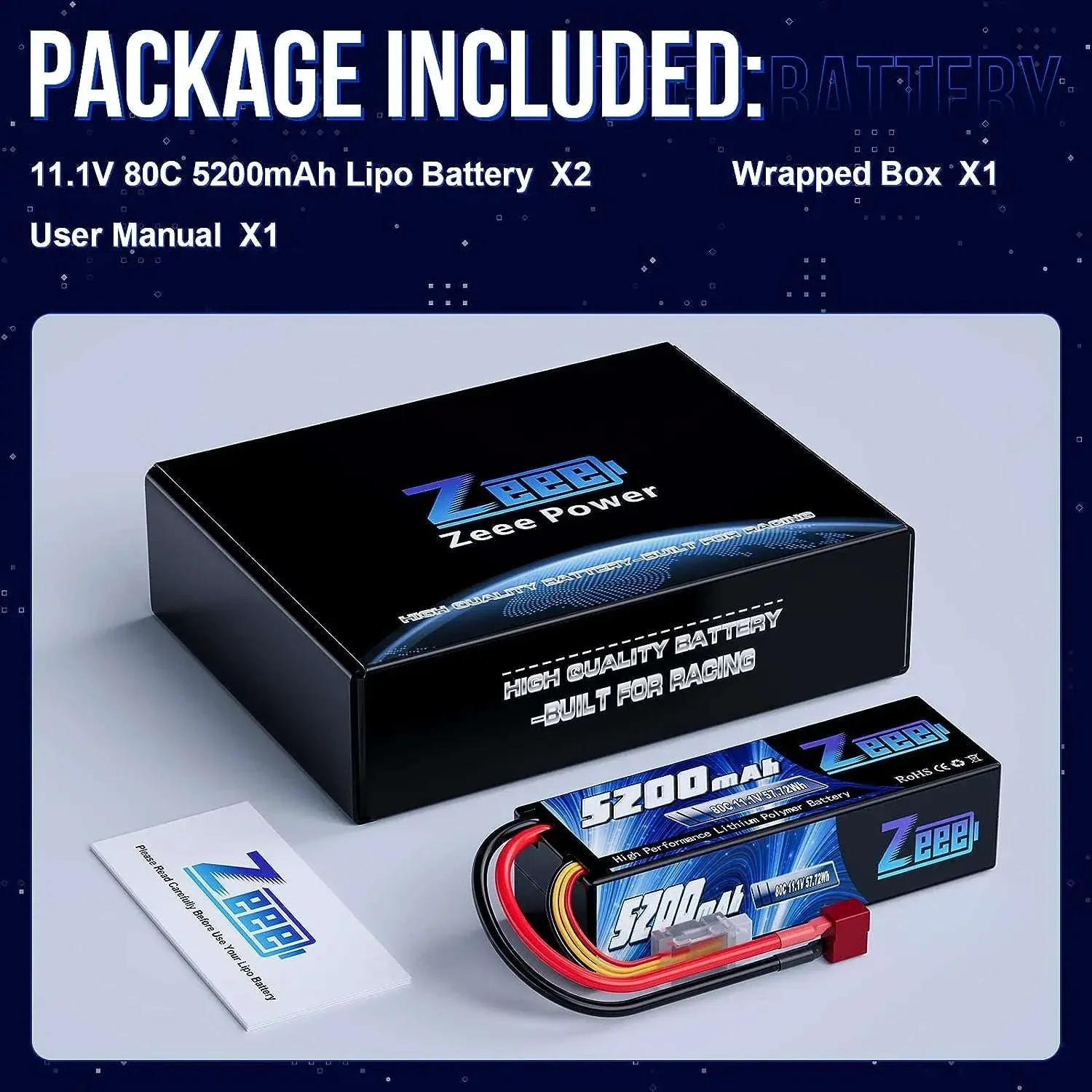 3S 5200mAh LiPo Hardcase Battery for RC Cars, Drones, and More - Image 7